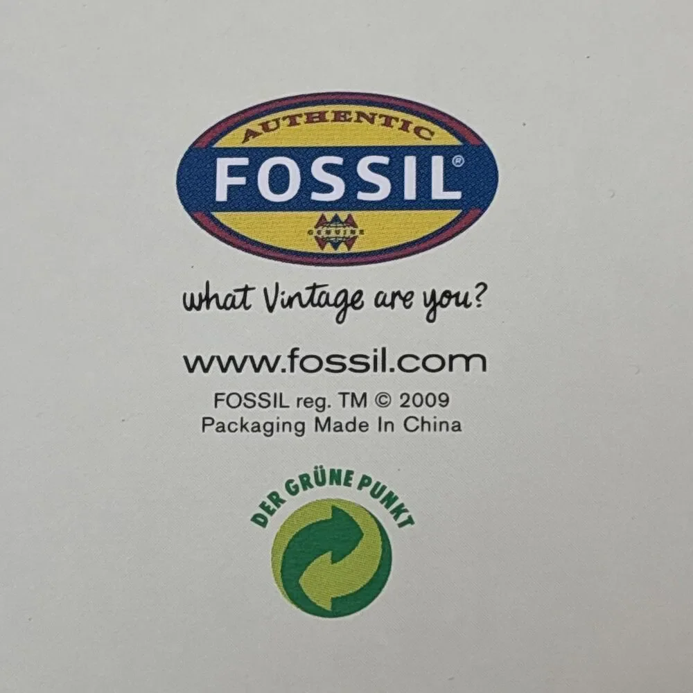 Fossil 25 Years A Vintage Revival 35 Unique Coasters NOB
